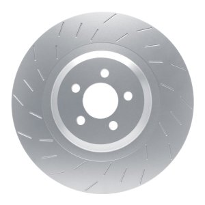 Dodge Charger Brake Rotor (1) - Front - R1 Concepts - GeoMET Rotor - Slotted - `15-`20